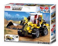 Sluban Wheel Loader bouwstenen set - thumbnail