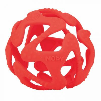 Nuby Bijtbal Junior 15,9 Cm Siliconen Rood