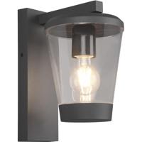 LED Tuinwandlamp Aluminium IP44 Antraciet - E27 Fitting - thumbnail