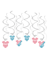 Swirl decoratie gender reveal - thumbnail