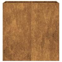 Plantenbak roestig 80x40x80 cm weervast staal - thumbnail