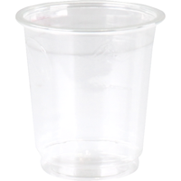 Glas borrel shot plastic transparant ps 20cc 40 stuks - thumbnail