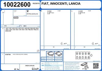 Complete pakkingsset, motor 50067700