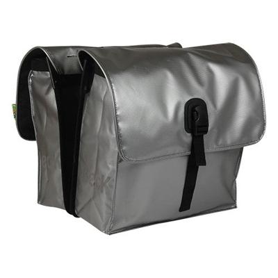 Dubbele Fietstas Small Silver