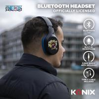 Konix One Piece Bluetooth 5.3 draadloze hoofdtelefoon voor smartphones en tablets, 30 uur batterijduur, 3,5 mm jack-kabel, Luffy-patroon - thumbnail