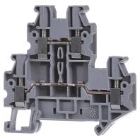 Phoenix Contact 3044814 Doorgangsserieklem 6.2 mm Schroeven Grijs 50 stuk(s)