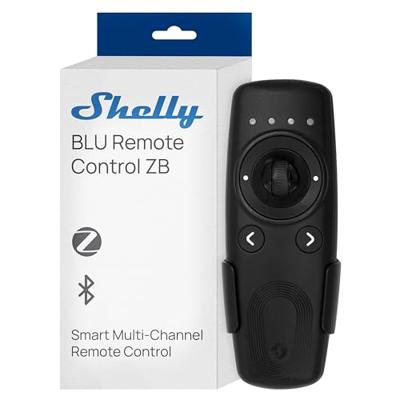 Shelly Blu Remote Control ZB black Afstandsbediening ZigBee, Bluetooth Shelly