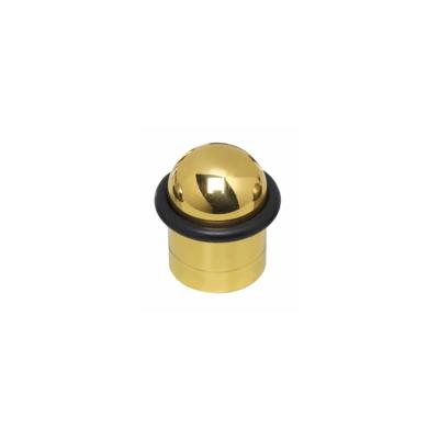 Intersteel Deurstop met ring Messing Gelakt