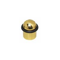 Intersteel Deurstop met ring Messing Gelakt - thumbnail