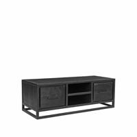 LABEL51 TV-meubel 'Chili' Zwart Mangohout, 120cm - thumbnail