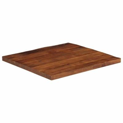 Tafelblad vierkant 90x90x3,8 cm massief gerecycled hout
