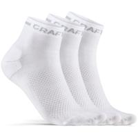 Craft 1910637 Core Dry Mid Sock 3-Pack - White - 34/36 - thumbnail