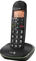 Doro PhoneEasy Snoerloze DECT Telefoon Zwart - thumbnail