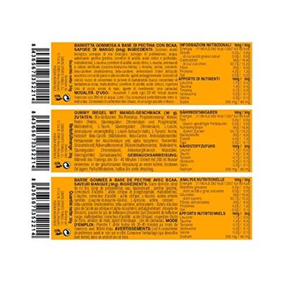 226ers vegan gummy bar sub9 bcaa mango 30g