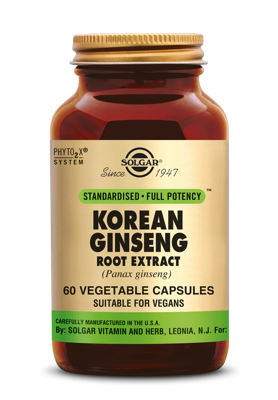 Solgar Ginseng Korean Root Extract Capsules