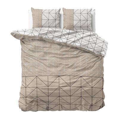 Sleeptime Flanel Gino Taupe 240 x 200/220 cm