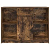 Dressoir met lade 101x35x76 cm spaanplaat gerookt eikenkleurig - thumbnail