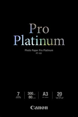 Canon PT-101 A 3, 20 vel Photo Paper Pro Platinum 300 g