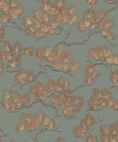 Dutch Wallcoverings Wall Fabric/Bs1 Pine Tree Green - Groen - thumbnail