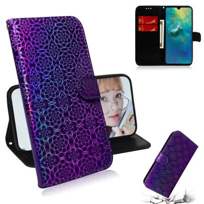 Voor Huawei mate 20 effen kleur kleurrijke magnetische Buckle horizontale Flip PU lederen draagtas met houder & kaartsleuven & portemonnee & Lanyard (