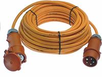 AS Schwabe 59625 Stroom Verlengkabel 16 A Oranje 25.00 m H07BQ-F 5G 2,5 mm² - thumbnail