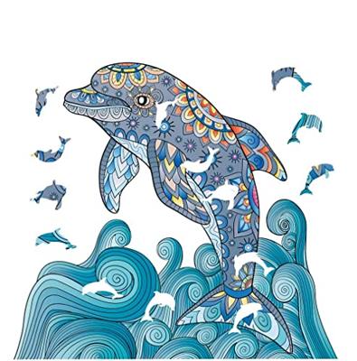 Logica Giochi Mandala Houten Legpuzzel Dolfijn Logica Giochi Mandala Houten Legpuzzel Dolfijn