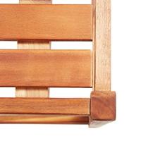 Barstoelen 4 st massief acaciahout - thumbnail