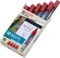 Viltstift edding 31 eco flipover rond 1.5-3mm rd | 10 stuks - thumbnail
