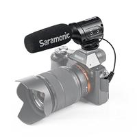 Saramonic sr-m3 mini-microfoon met geïntegreerde verlichting voor DSLR-/camcorder zwart - thumbnail