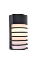 Buitenlamp voordeur e27 &apos;Fulton&apos; zwart design modern 24 cm - thumbnail