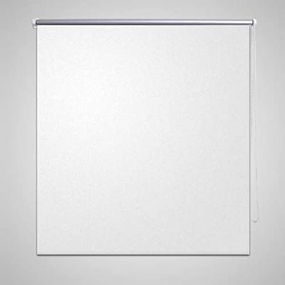 VidaXL Rolgordijn verduisterend 140 x 175 cm wit