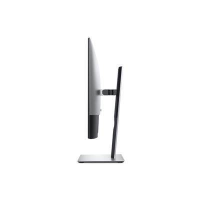 Dell U2419H, 24 inch, Full HD 1920x1080, 60 Hz, IPS ontspiegeld, 16:9, 5 ms (extreem), in hoogte verstelbaar/kantelbaar/draaibaar, VESA, DisplayPort, HDMI, 3 jaar vervangingsservice, zwart/zilver