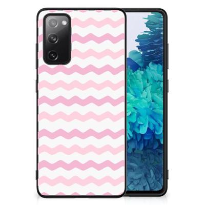 Samsung Galaxy S20 FE Back Case Waves Roze