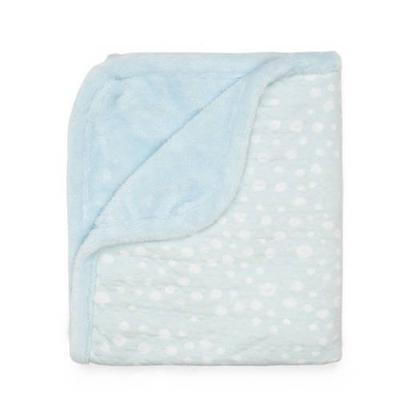 Snoozebaby Wiegdeken Dubbellaags - Cloudy Blue