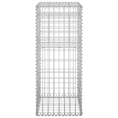 VidaXL Schanskorf palen 2 st 40x40x100 cm ijzer