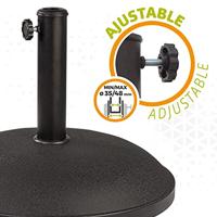 Parasolvoet Aktive 50 x 34 x 50 cm Cement Staal - thumbnail