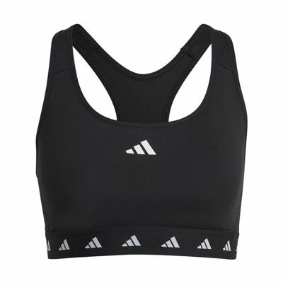 Sportbeha Adidas Essentials Pwr Ms Zwart - Maat: XS