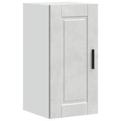 Keukenwandkast Porto bewerkt hout betongrijs Keukenwandkast Porto bewerkt hout betongrijs