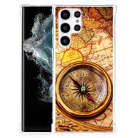 Samsung Galaxy S22 Ultra Telefoonhoesje met valbescherming Kompas - thumbnail