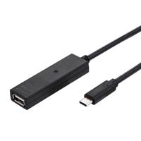 VALUE USB 2.0 Verleng kabel met actieve Repeater, A - C, zwart, 10 m - thumbnail