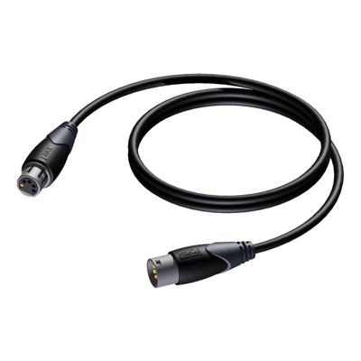 Procab CLD955 Classic 5p XLR male - 5p XLR female DMX-kabel 3m Procab CLD955 Classic 5p XLR male - 5p XLR female DMX-kabel 3m