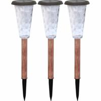 Set van 3 zonnebakens - Canopo - 20 lumen - Beige - thumbnail