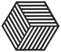 Zone - Hexagon - Onderzetter Zwart - thumbnail