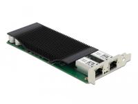 Delock 88500 PCI Express x4-kaart naar 2 x RJ45 Gigabit LAN PoE+ i350 - thumbnail