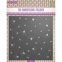 Nellie's Choice • 3d embossing folder achtergrond kikkerprint 15x15cm - thumbnail