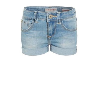 Vingino high waist jeans short Daizy light indigo