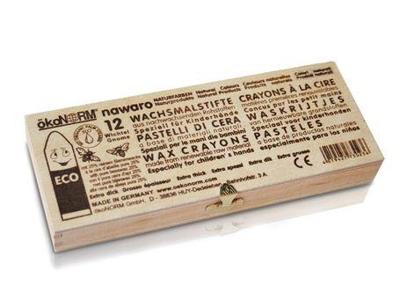 ÖkoNORM Waskrijtjes - geschenkdoos - kinderen - 12 stuks