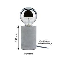 Paulmann Neordic Mik 79621 Tafellamp LED E27 20 W Beton-grijs - thumbnail