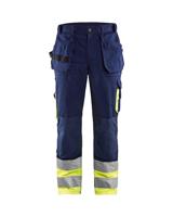 Blåkläder Werkbroek High-Vis 15291370 | Marine/High-Vis Geel | Maat 58 - 7330509291597 - thumbnail