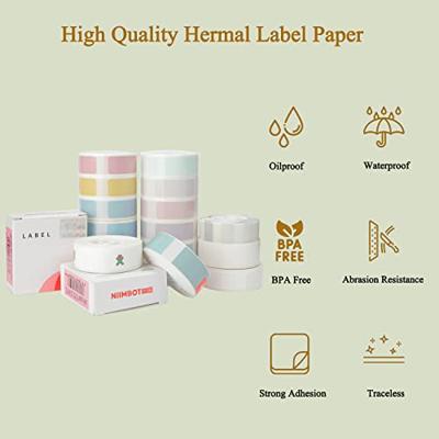 NIIMBOT A2A68301401 Etiketten (rol) 14 x 40 mm Lichtblauw 160 stuk(s) Universele etiketten - thumbnail